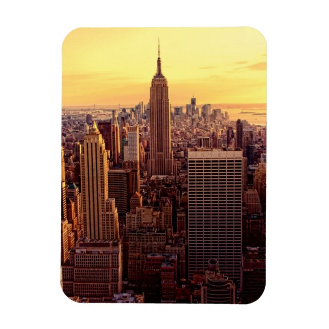 Imán Ciudad de Nueva York con Empire State (Vertical)