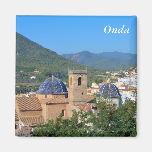 Imán Ciudad de Onda en España (Frente)