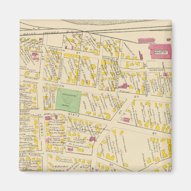 Imán Ciudad de Portsmouth (Frente)