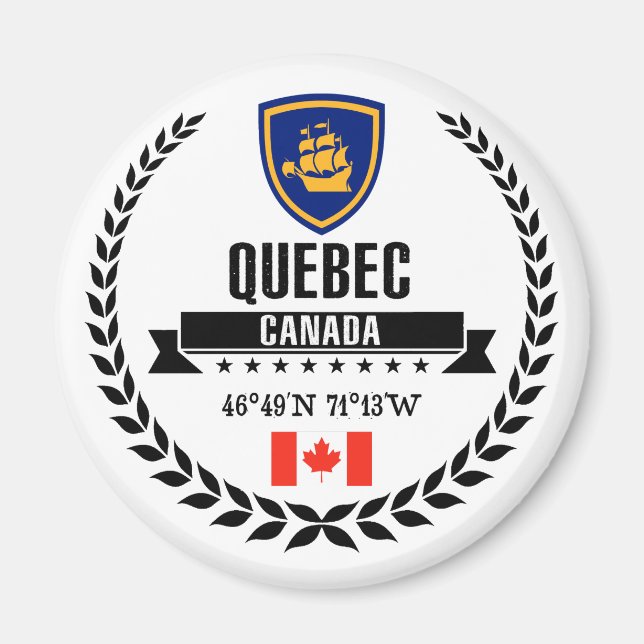 Imán Ciudad de Quebec (Frente)
