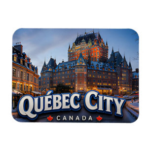 Imán Ciudad de Quebec Canadá casco antiguo patrimonio v