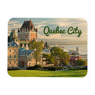 Imán Ciudad de Quebec Canadá estilizado