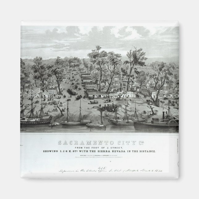 Imán Ciudad de Sacramento, California (Frente)