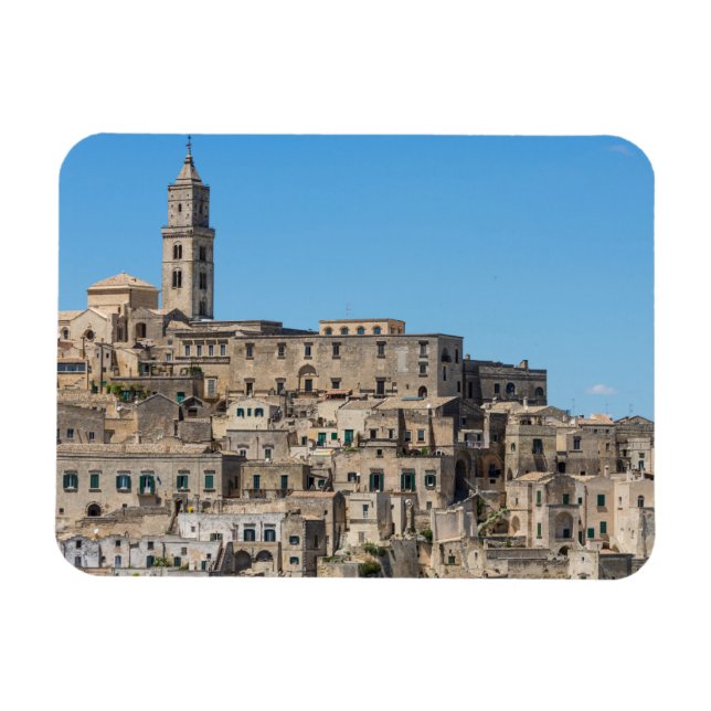 Imán Ciudad de Sassi di Matera en Italia (Horizontal)
