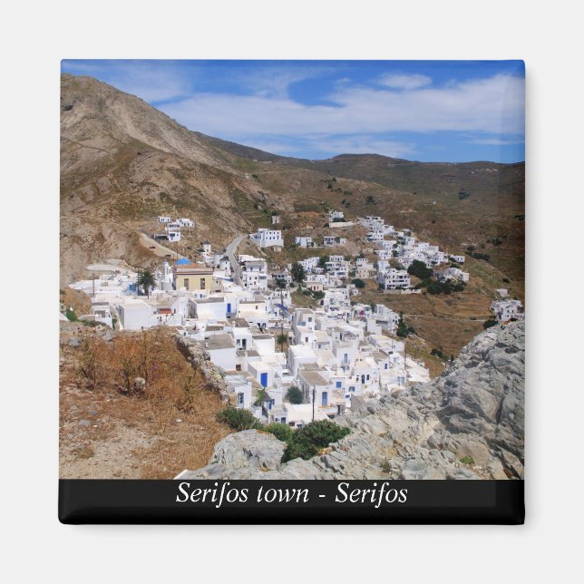 Imán Ciudad de Serifos - Serifos (Frente)