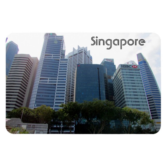 Imán ciudad de singapur (Horizontal)