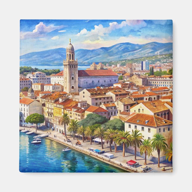 Imán Ciudad de Split Croacia (Frente)