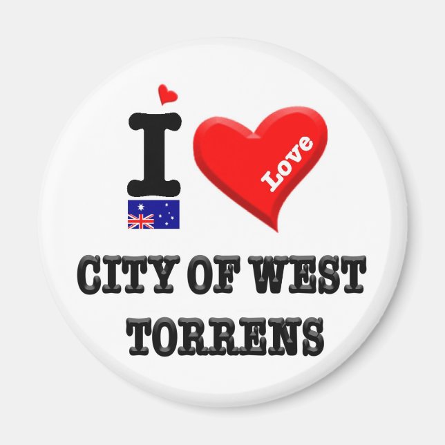 Imán CIUDAD DE TORRENS OCCIDENTAL - Amo (Frente)