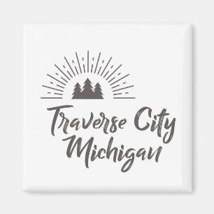 IMÁN CIUDAD DE TRAVERSE MICHIGAN MAGNET