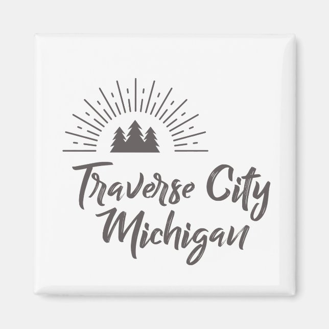 IMÁN CIUDAD DE TRAVERSE MICHIGAN MAGNET (Frente)