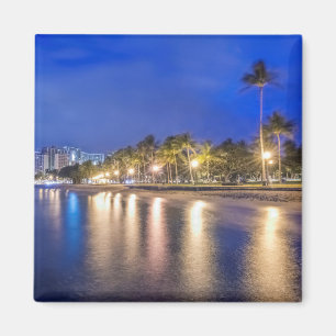 Imán Ciudad de Waikiki al amanecer
