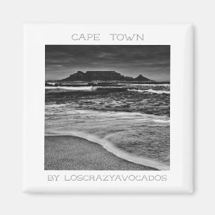 Imán Ciudad del Cabo Mesa Montaña Océanos Waves Beach M
