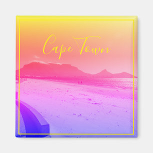 Imán Ciudad del Cabo Mesa Montaña Océanos Waves Beach M
