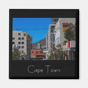 Imán Ciudad del Cabo, Sudáfrica, Cityscape Street Magne