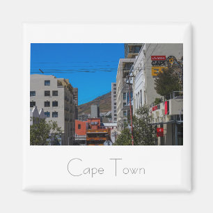 Imán Ciudad del Cabo, Sudáfrica, Cityscape Street Magne