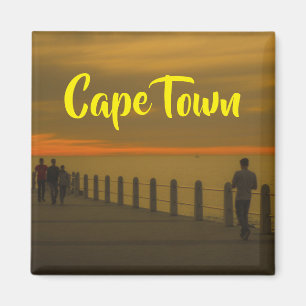 Imán Ciudad del Cabo ZA Sea Point Promenade Sunset