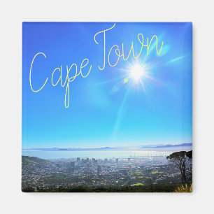 Imán Ciudad del Cabo ZA Sudáfrica Ocean Panorama Magnet