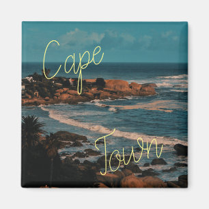 Imán Ciudad del Cabo ZA Sudáfrica Ocean Panorama Magnet