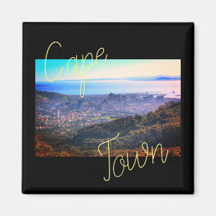 Imán Ciudad del Cabo ZA Sudáfrica Ocean Panorama Magnet