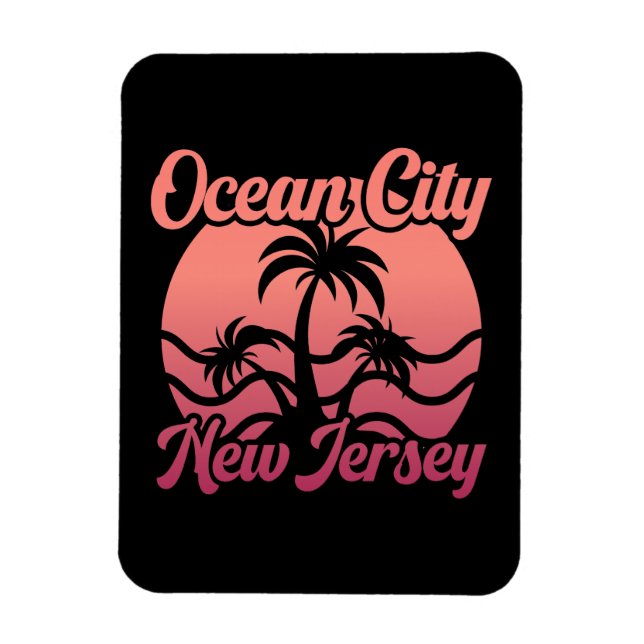 Imán Ciudad del Océano, Nueva Jersey (Vertical)