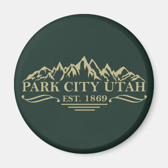 Imán Ciudad del parque de Utah (Frente)