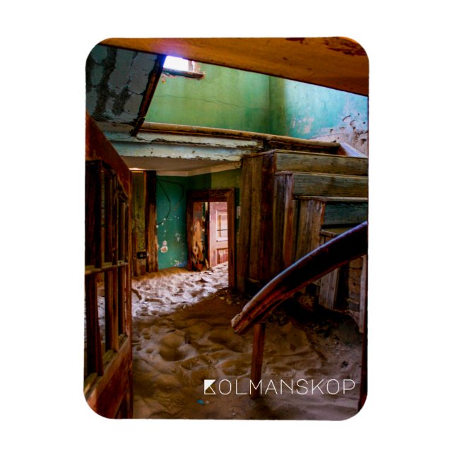 Imán Ciudad fantasma de la casa Kolmanskop de Namibia (Vertical)