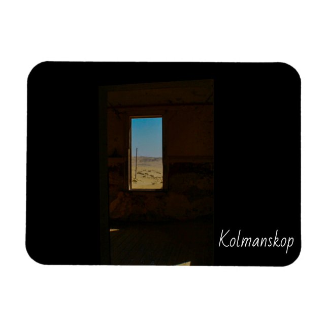 Imán Ciudad fantasma de la casa Kolmanskop de Namibia (Horizontal)