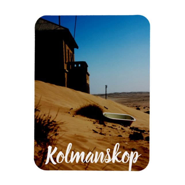 Imán Ciudad fantasma de la casa Kolmanskop de Namibia (Vertical)