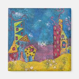 Imán Ciudad Funky #1 Magnet