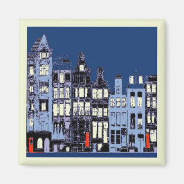 Imán Ciudad Holandesa De Noche