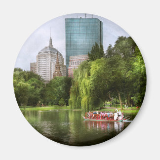 Imán Ciudad - Mamáes de Boston - jardín público de Bost