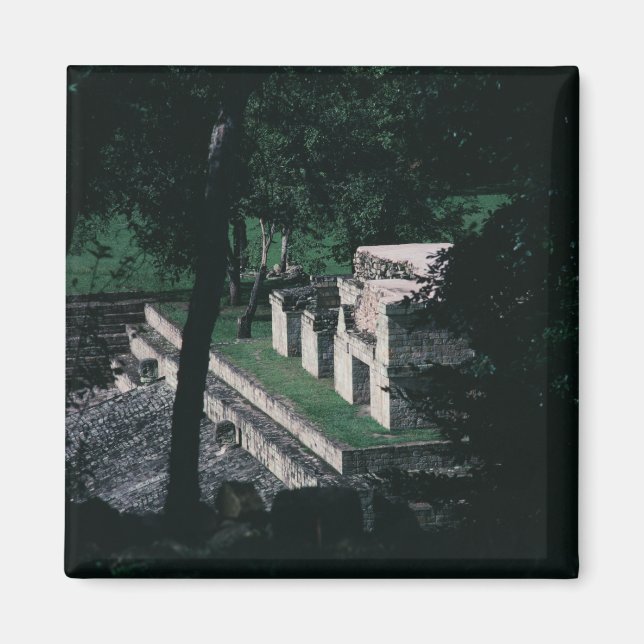 Imán Ciudad Maya de Copan N.W. Honduras Foto diseñada (Frente)