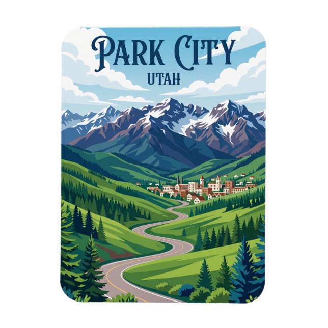 Imán Ciudad Parque USA (Vertical)