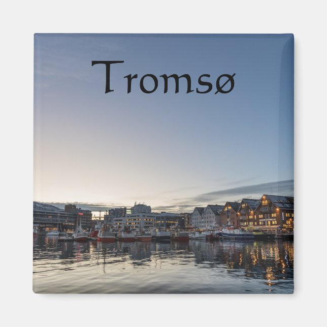 Imán Ciudad Tromso de Noruega (Frente)