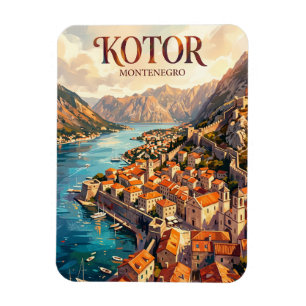 Imán Ciudad Vieja, Bahía de Kotor, Kotor Montenegro