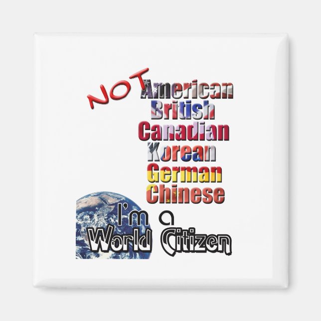 Imán Ciudadano del Mundo (Frente)