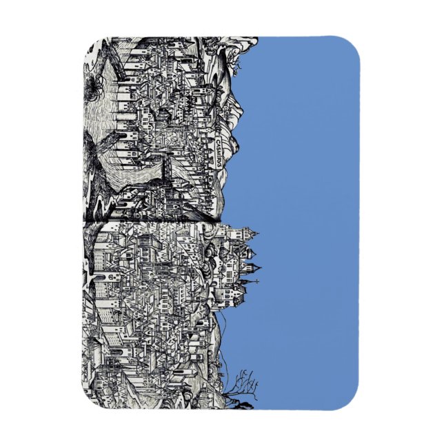 Imán Ciudades más antiguas de Cracovia en Polonia (Vertical)