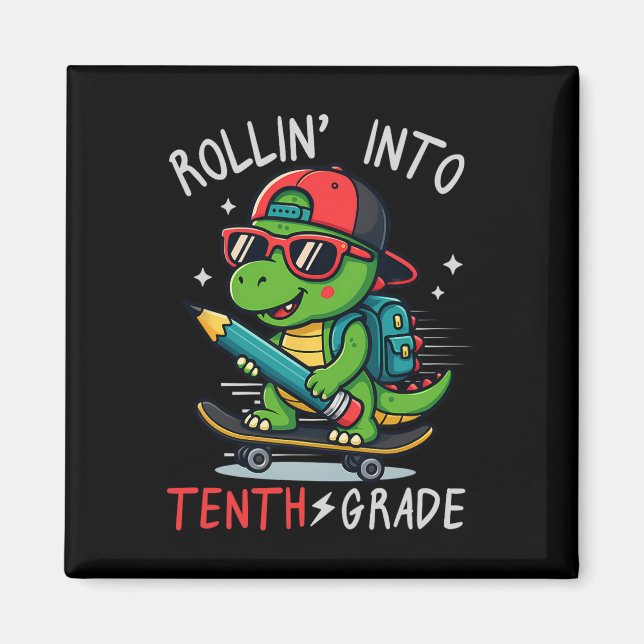 Imán Ck De Regreso A La Escuela Rodando Hacia 10º Grado (Frente)