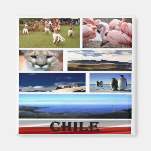 Imán CL - Chile - Isla de Pascua de bailarines