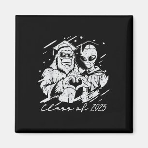 Imán Cl De 2025 Hombres Graduados Bigfoot Alien Sasquat