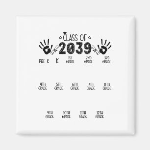 Imán Cl De 20&#  Crece Conmigo Pre-k A 12º Grado Mano