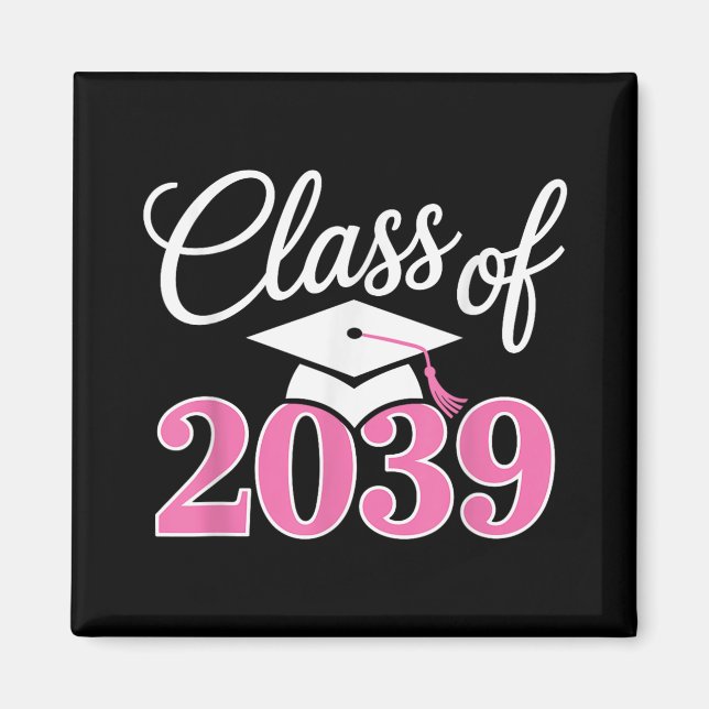 Imán Cl De 20 Crecer Conmigo Kindergarten Coquette Rosa (Frente)