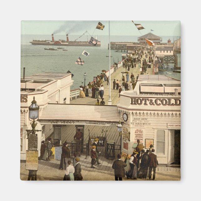 Imán Clacton-on-Sea Pier I, Essex, Inglaterra (Frente)