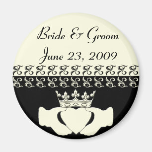 Imán Claddagh Wedding Invitation Set Magnet