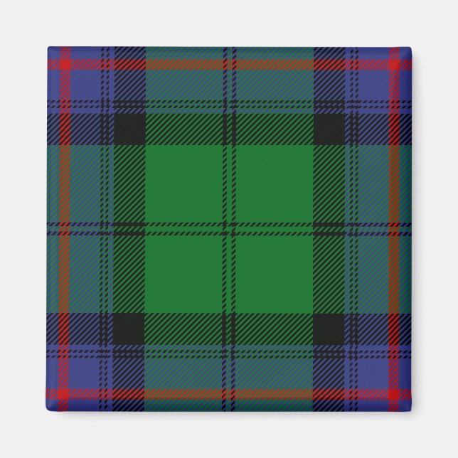 Imán Clan Armstrong Tartan Plaid (Frente)