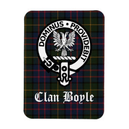 Imán Clan Boyle Escudo Badge y Tartán