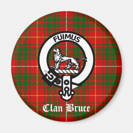 Imán Clan Bruce Crest Tartan