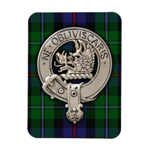Imán Clan Campbell Escudo y Cawdor Tartán