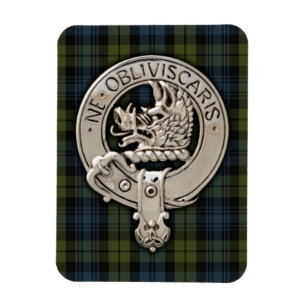 Imán Clan Campbell Escudo y Tartán