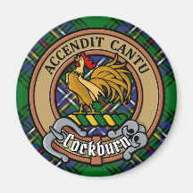 Clan Cockburn Escudo sobre Tartán